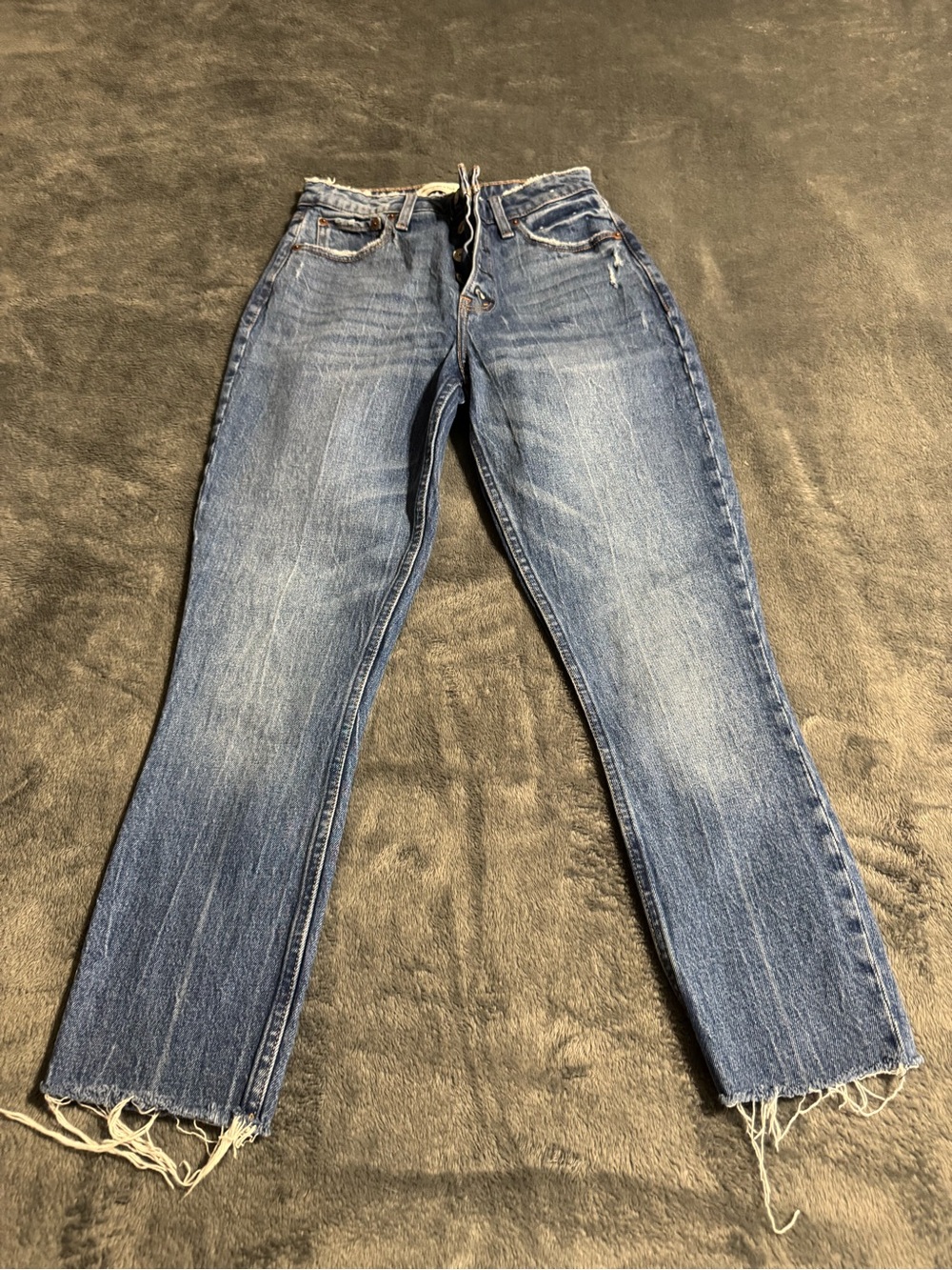 Abercrombie & Fitch Curve Love The Skinny High-Rise Jeans Size 25/0